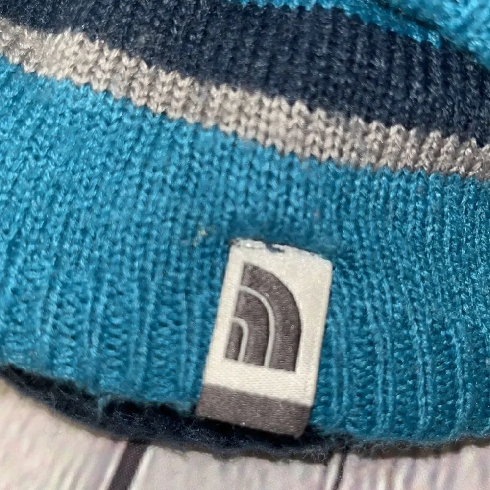 The North Face Reversible Knit Striped Beanie Hat